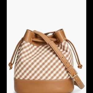 BNWT Talbot's Gingham Bucket Bag